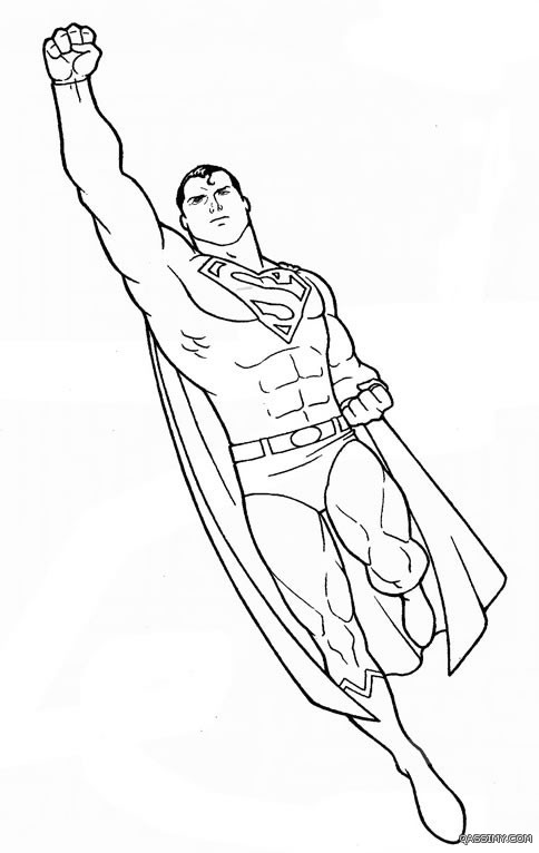 تلوين سوبر مان 9 Superman Coloring مجلة قصيمي